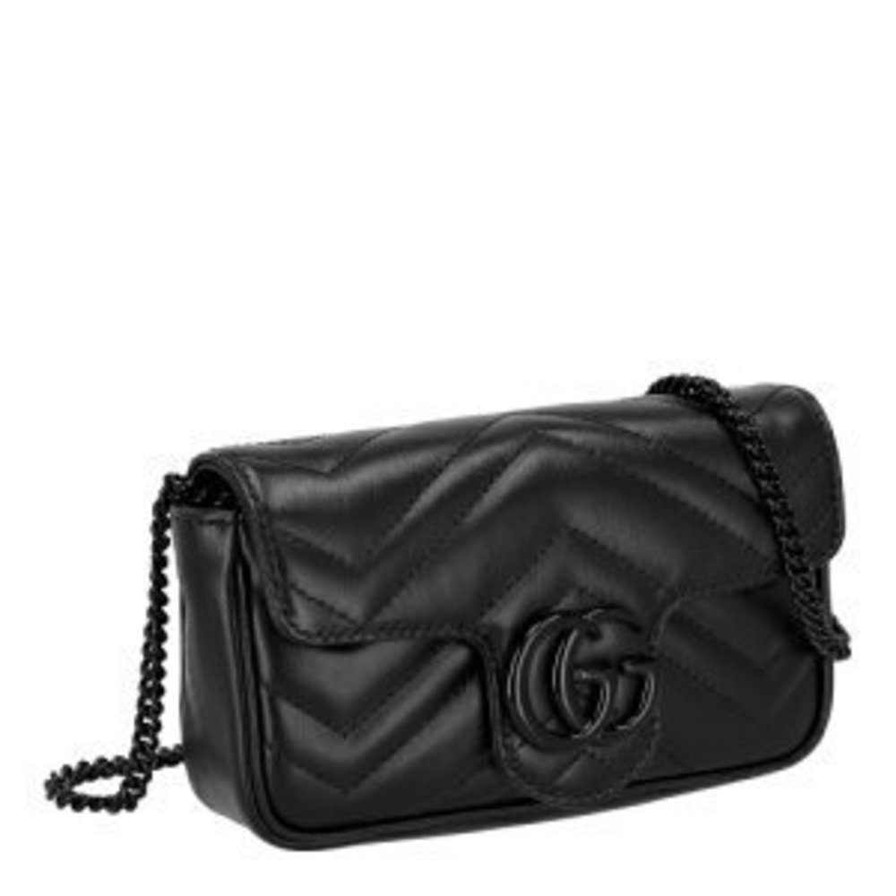 Gucci Bag Marmont Shoulder Super GG Black - Picture 1 of 8